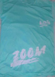 Teal &#34;Zoom&#34; Graphic T-Shirt