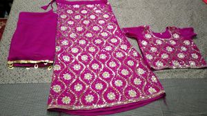Lehnga&#34;Designer Cut&#34; For Girls