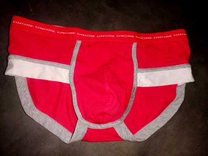 Red &amp; White Onore Briefs