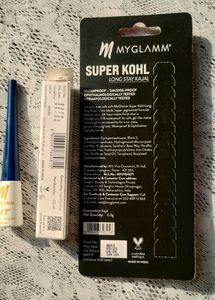 COMBO PACK OF MYGLAMM&#39;S KAJAL AND EYELINER