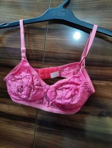 Pink Lace Bra