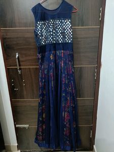 Mirror Work Ethnic Gown