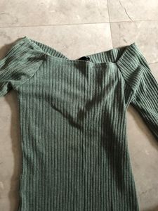 Shein Knitted Bodysuit Top