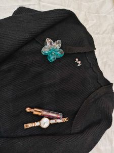 Cozy White + Black Sweaters