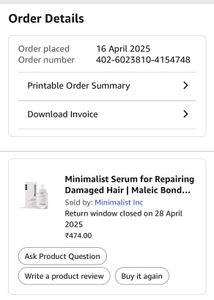 Minimalist Maleic Bond Repair  Serum