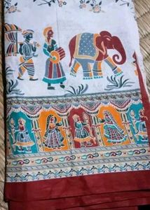 Traditional Handloom Sambalpuri Cotton Saree