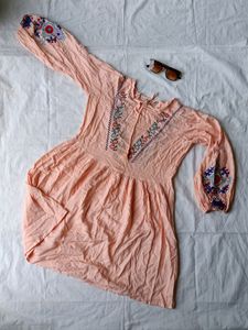 Nude Top Patchwork