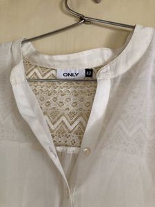 WHITE SHEER BLOUSE