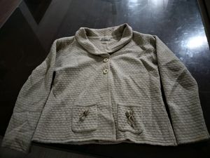Vintage Textured Knit Cardigan