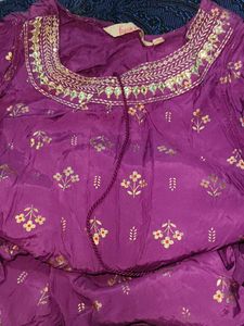 Elegant Purple Midi Dress