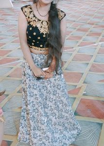 Lehenga Crop Top For Girls