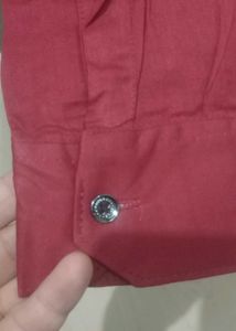 Maroon Casual Shirt