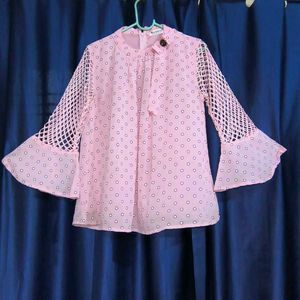 Fancy Pink Top For Womens