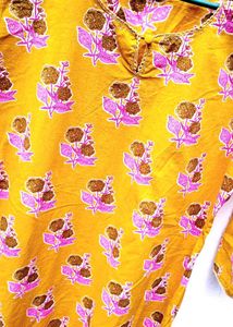 Floral Print Kurta