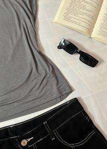 grey cami top