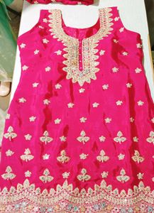 Elegant Pink Plazzo set