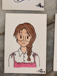 Aesthetic Character Paintings SET OF 12💗