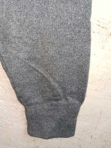 Winter Fashion Cardigan Woolen Sweater Grey