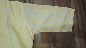 Yellow Short Sleeve Top for women