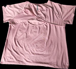 KAPPA Solid Cut-Out Detail T-shirt