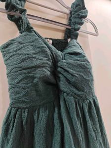 Green Tiered Maxi Dress