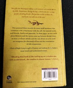 A Book Of Simple Living By Ruskin Bond