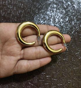 Trendy Golden Hoops