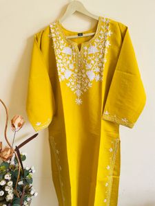 Elegant Yellow Kurta