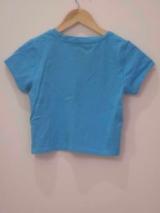 Blue 'Radiant' Graphic Tee