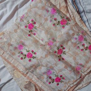 Embroidered Floral Dupatta