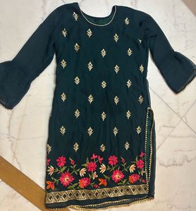 Elegant Embroidered Suit