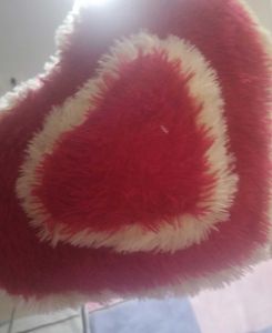 Fluffy Heart Pillow