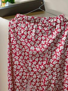 Floral Print Maxi Skirt