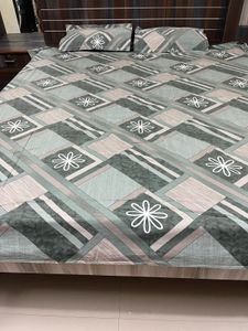 Floral Pattern double bed bedsheet