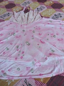 Beautiful Floral Short Nighty