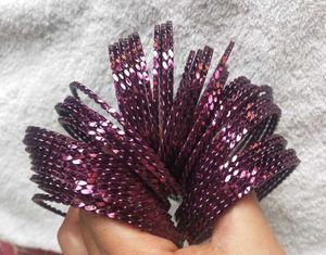 Shiny Purple Bangle Set