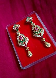 Traditional Stone Earrings