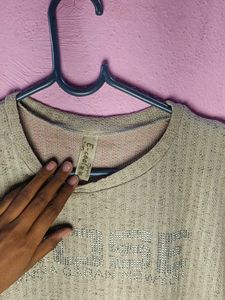 Cute Beige Top