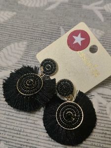 Accessorize Black Earrings