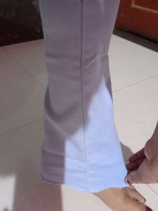 Denim Leg Sleeves Pant