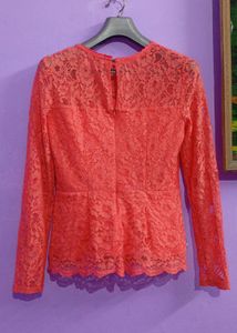 Beautiful Coral Colour Top For Girls