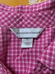 Pink Checkered Cute Shirt For Women’s