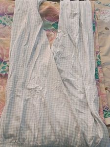 Checked White Ethnic Skirt