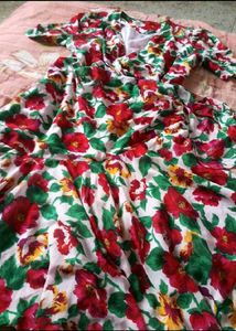 Floral Wrap Dress
