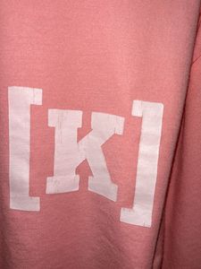 Boxy pink crop top