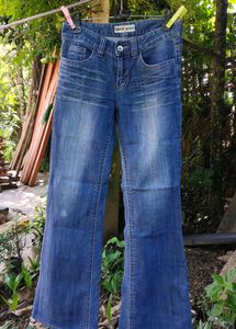 Vintage Low-waist Bootcut Jeans