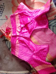 Jute Saree With Blouse