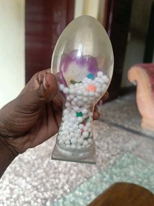 Vintage Egg-Shaped Art Piece