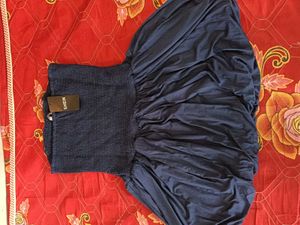 Navy Blue Sleeveless Dress