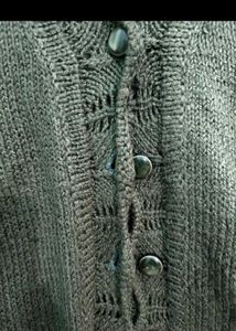 Handmade Olive Sweater